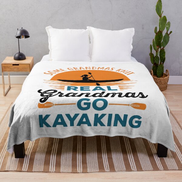 Item preview, Real Grandmas Go Kayaking Cute Yak Kayak Kayaker designed and sold by jaygo.