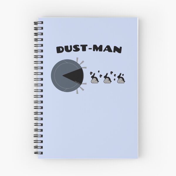 Item preview, Dust Man Robot Vacuum Eating Dust Bunny Housekeeping Fun designed and sold by SavvyCleaner.
