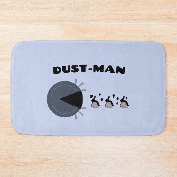 Item preview, Dust Man Robot Vacuum Eating Dust Bunny Housekeeping Fun designed and sold by SavvyCleaner.