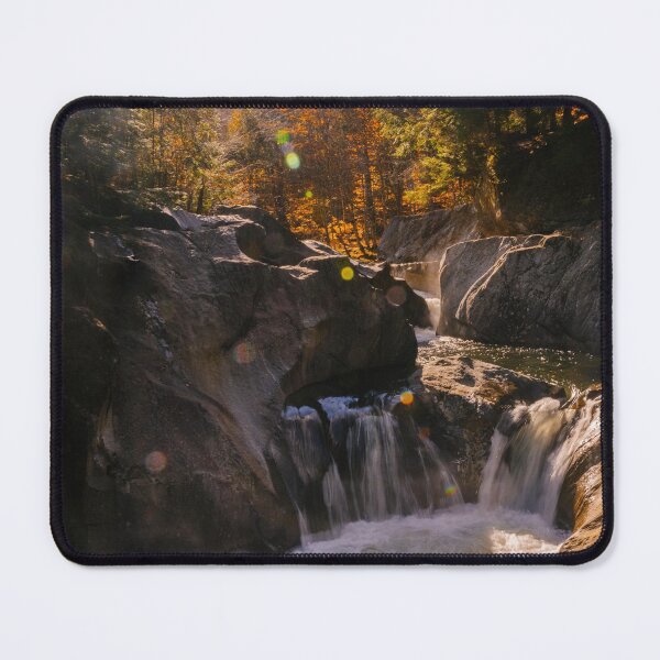Item preview, Waterfall Flowing Through Rocks In Forest designed and sold by pandovisky.