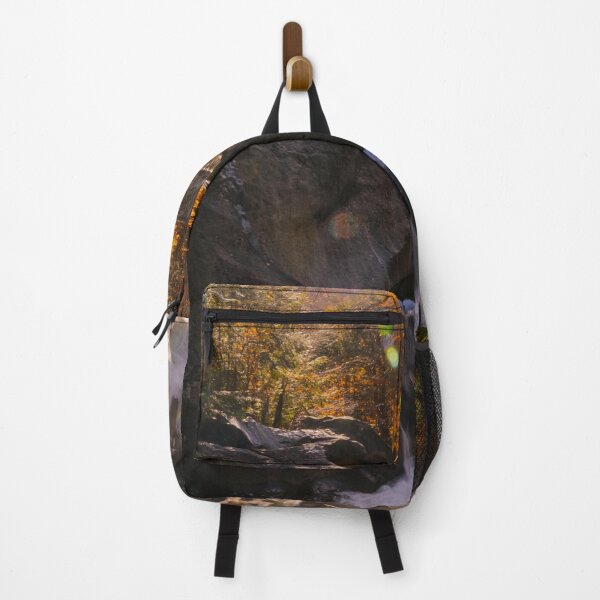 Item preview, Waterfall Flowing Through Rocks In Forest designed and sold by pandovisky.
