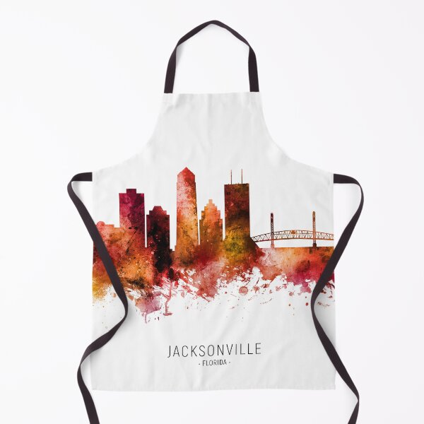 Aperçu de l'œuvre Jacksonville Florida Skyline créée et vendue par ArtPrints.