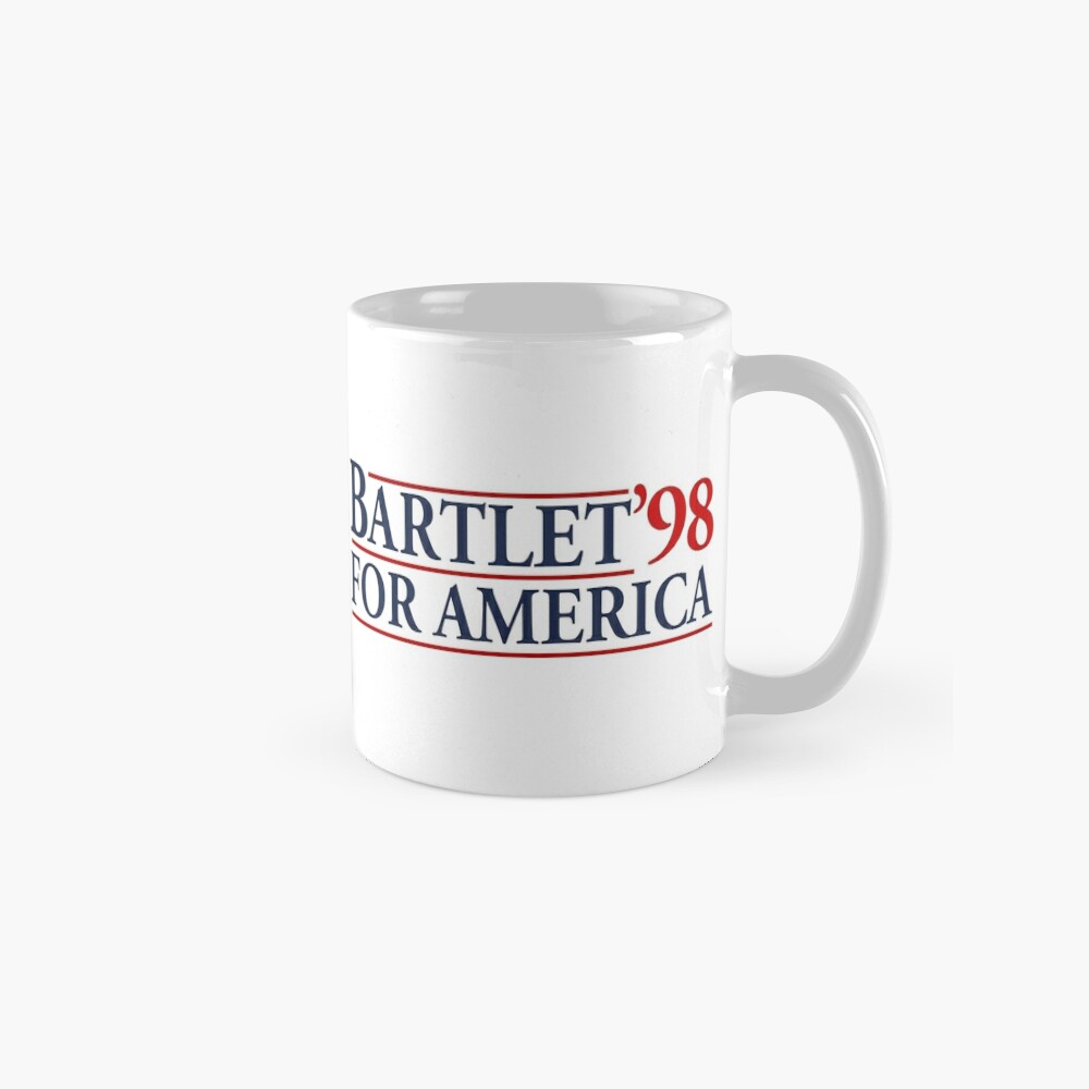 Bartlet for America West Wing Inspired Campaign Mug 15oz Deluxe Double-Sided Coffee Tea Mug 