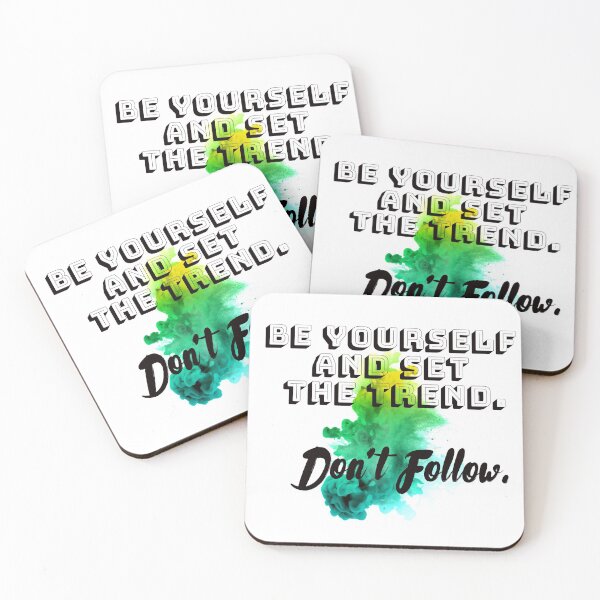 Item preview, Be Yourself and Set The Trend. Don't Follow. designed and sold by Alicia Sullivan.