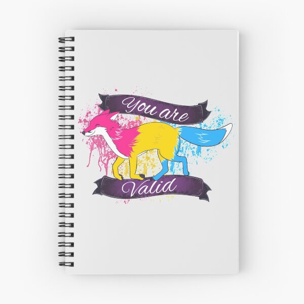 Item preview, Pansexual - You are valid Flag Fox designed and sold by JojosWorkshop.