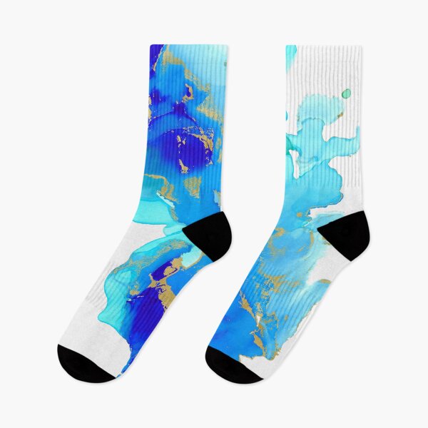 Item preview, Gtropical ocean abstract alcohol ink print designed and sold by likapix.
