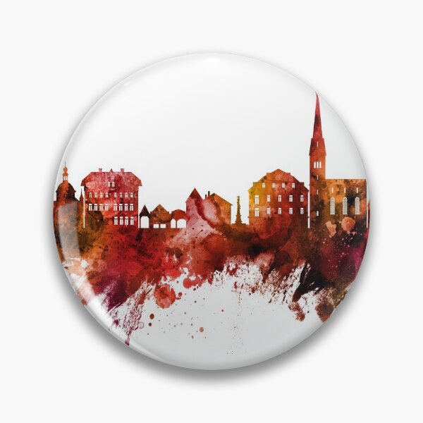 Item preview, Hallstatt Austria Skyline designed and sold by ArtPrints.