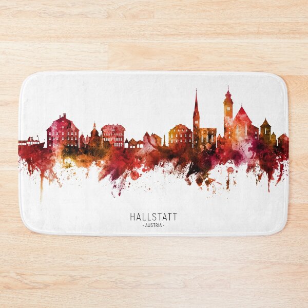 Item preview, Hallstatt Austria Skyline designed and sold by ArtPrints.