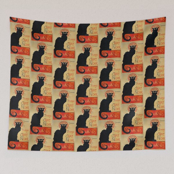 Item preview, Tournee du Chat Noir by Théophile Steinlen Vintage French Advertising Poster designed and sold by Designs by Kool Kat.