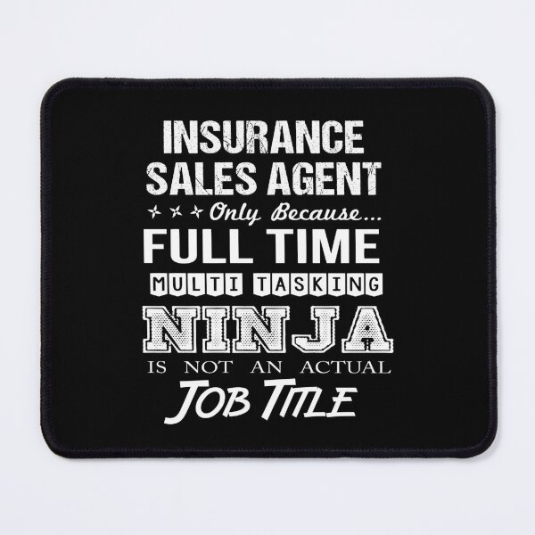 Item preview, Insurance Sales Agent T Shirt - Multitasking Ninja Job Gift Item Tee designed and sold by ribbinjunk.