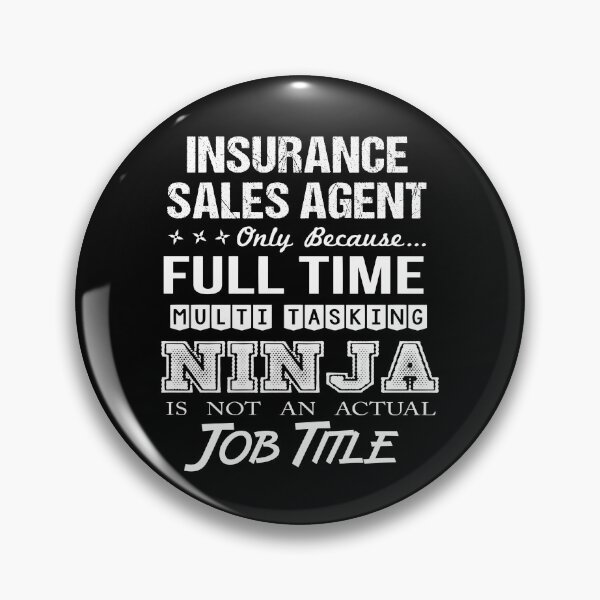 Item preview, Insurance Sales Agent T Shirt - Multitasking Ninja Job Gift Item Tee designed and sold by ribbinjunk.