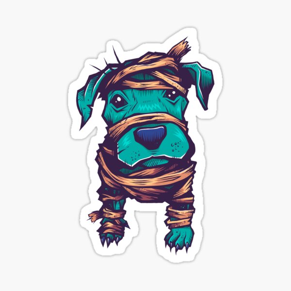 Pitbull Mummy Sticker