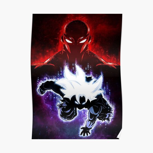 Ultra instinct Goku and Badass jiren Poster