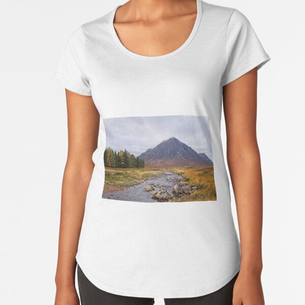 Buachaille Etive Mor, Scotland Premium Scoop T-Shirt