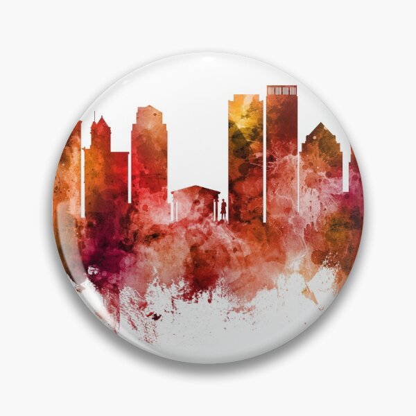 Artikelvorschau, Dayton Ohio Skyline entworfen und verkauft von ArtPrints.