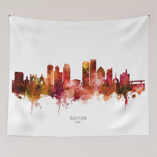 Item preview, Dayton Ohio Skyline designed and sold by ArtPrints.