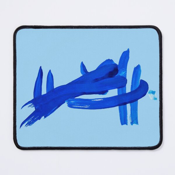 Item preview, Blue brushstroke designed and sold by Zina Stromberg.