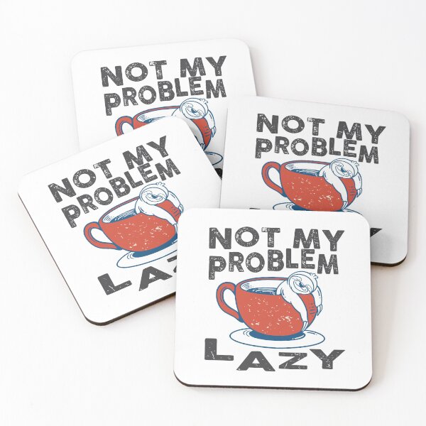 Item preview, Not My Problem Lazy Going back to Sleep Vintage Retro designed and sold by HStudioPrints.