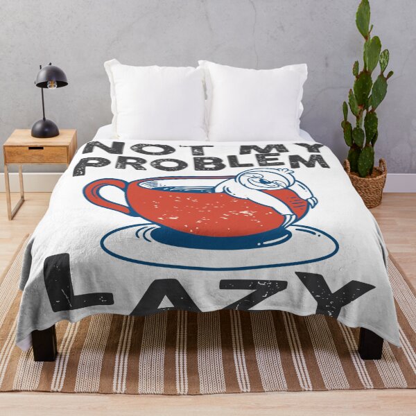 Item preview, Not My Problem Lazy Going back to Sleep Vintage Retro designed and sold by HStudioPrints.