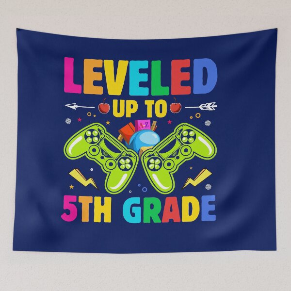Item preview, Leveled Up To 5th Grade Gamer Back To School Outfits Student designed and sold by TrenddyArts.