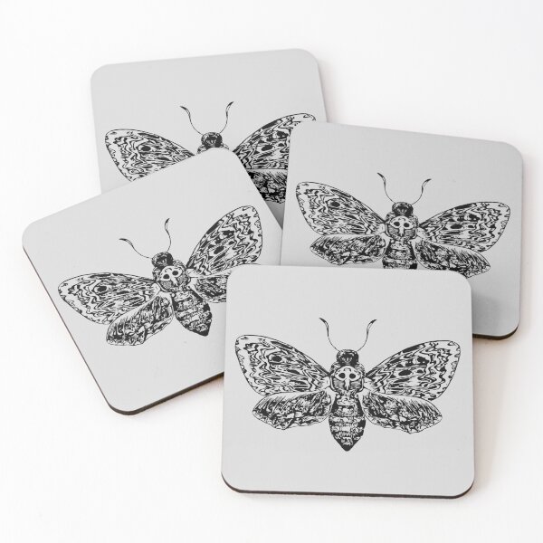 Item preview, Skull moth black designed and sold by Sitenkovamary.