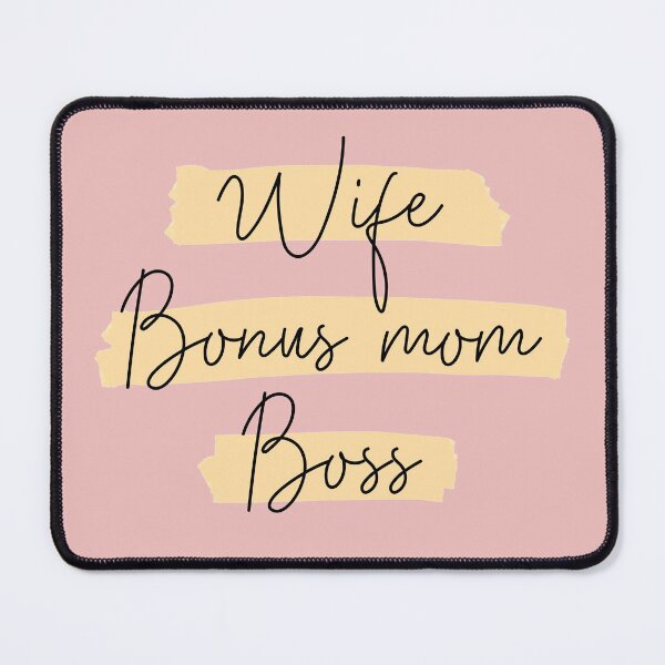 Item preview, Wife bonus mom boss designed and sold by JokeGysen.