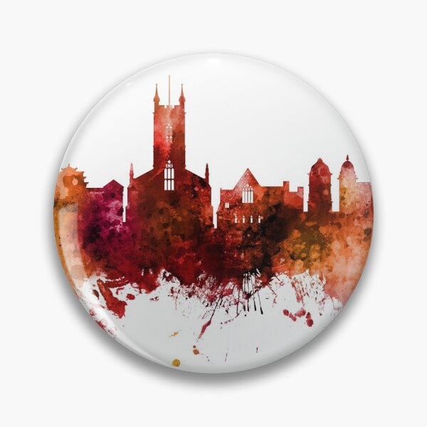 Item preview, Stoke-on-Trent England Skyline designed and sold by ArtPrints.