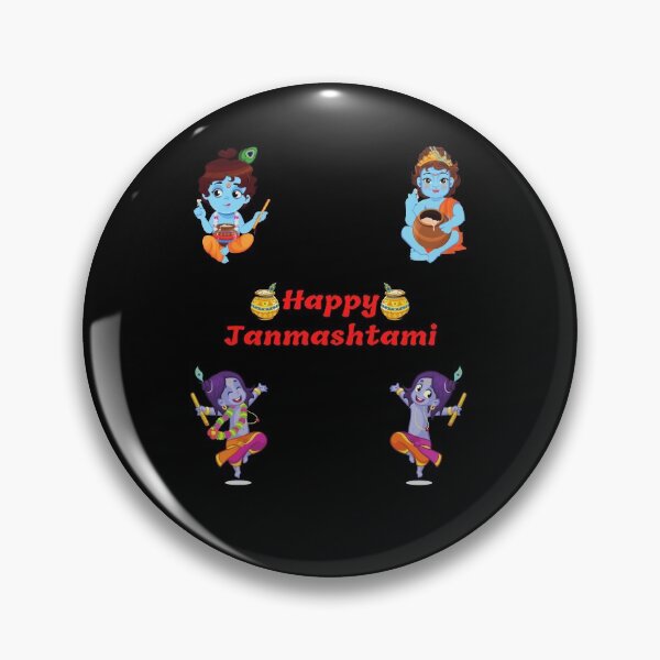 Item preview, Happy Janmashtami Celebration Day designed and sold by WoodburyLake.