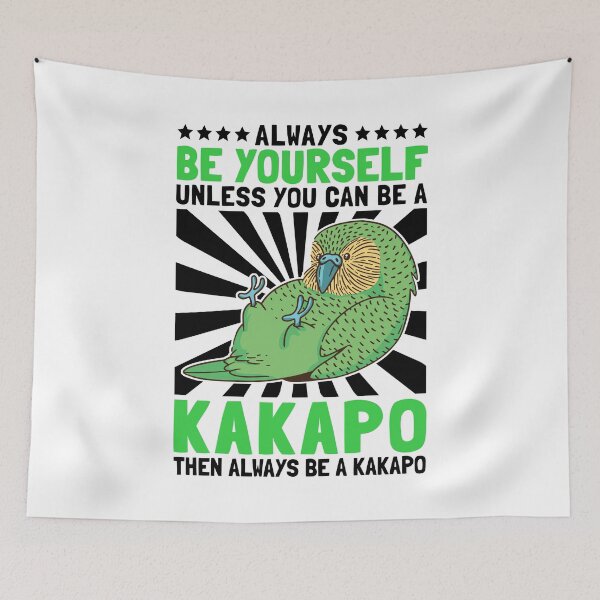 Item preview, Be a kakapo bird New Zealand parrot gift designed and sold by madgrfx.