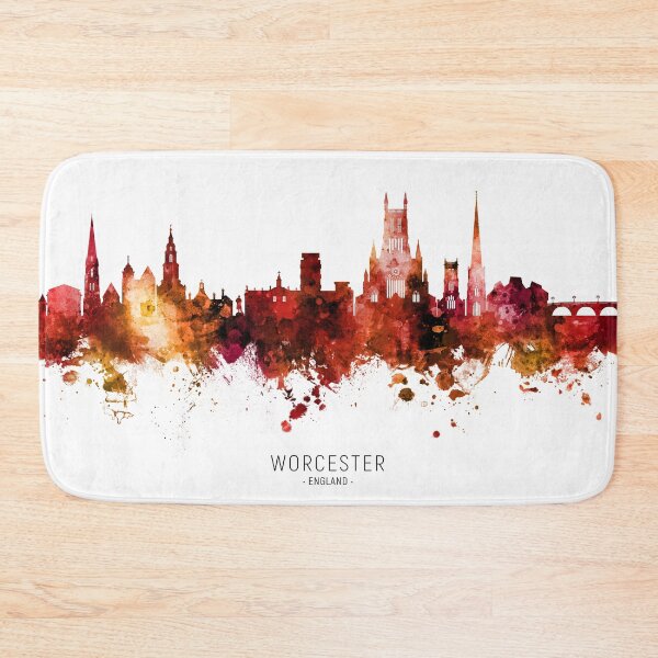 Item preview, Worcester England Skyline designed and sold by ArtPrints.