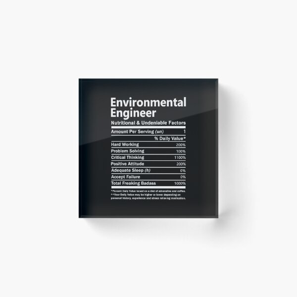 Item preview, Environmental Engineer T Shirt - Nutritional And Undeniable Factors Gift Item Tee designed and sold by erstrudy75.
