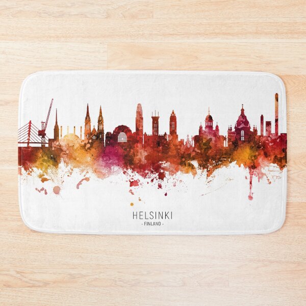 Item preview, Helsinki Finland Skyline designed and sold by ArtPrints.