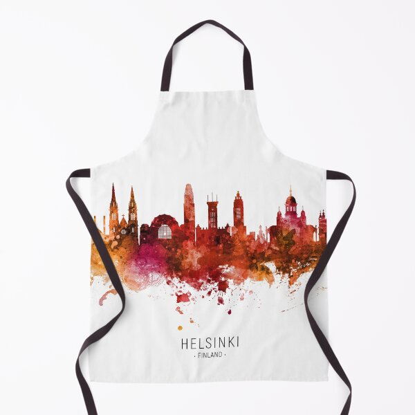 Item preview, Helsinki Finland Skyline designed and sold by ArtPrints.