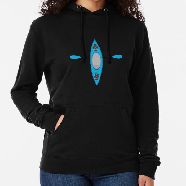 Kayaking (Blue) Lightweight Hoodie