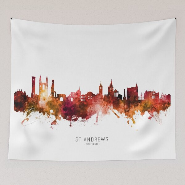 Item preview, St Andrews Scotland Skyline designed and sold by ArtPrints.