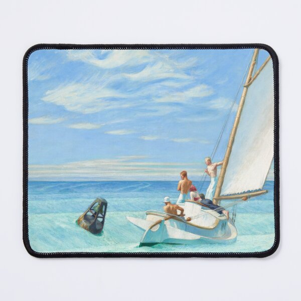 Item preview, Ground Swell Oil Painting by Edward Hopper designed and sold by podartist.