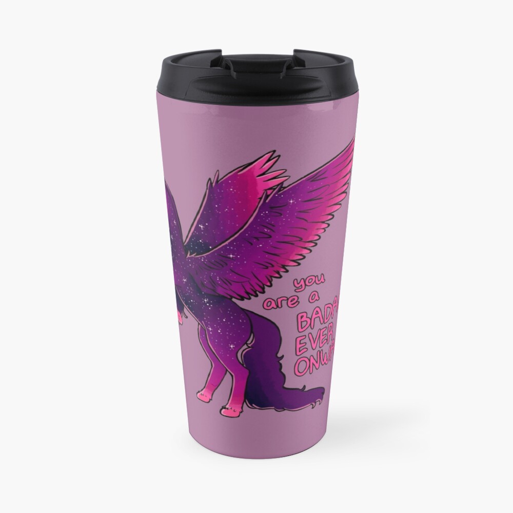 "Badass Ever Onwards" Pegasus Travel Mug