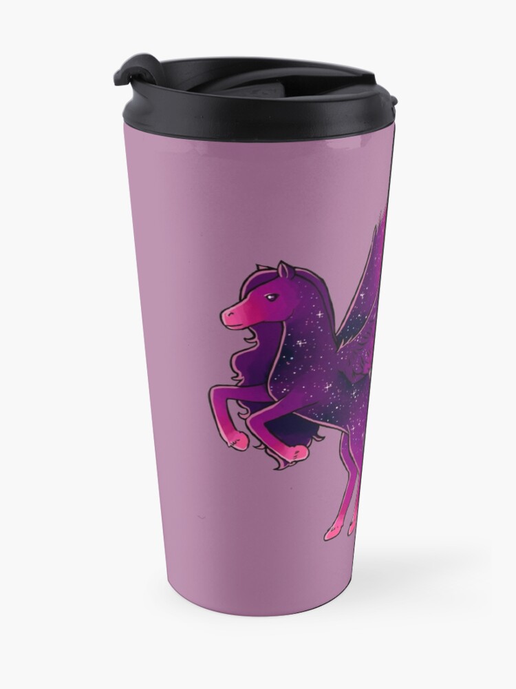 Alternate view of "Badass Ever Onwards" Pegasus Travel Mug