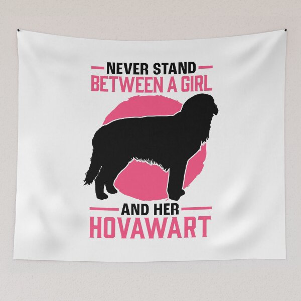 Item preview, Girl with Hovawart farm dog owner designed and sold by madgrfx.