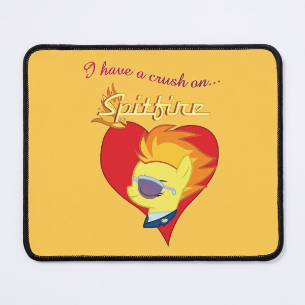 Item preview, I have a crush on... Spitfire - with text designed and sold by Stinkehund.