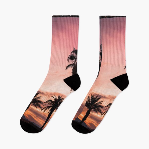 Item preview, Pink Sunset Palm Trees designed and sold by newburyboutique.