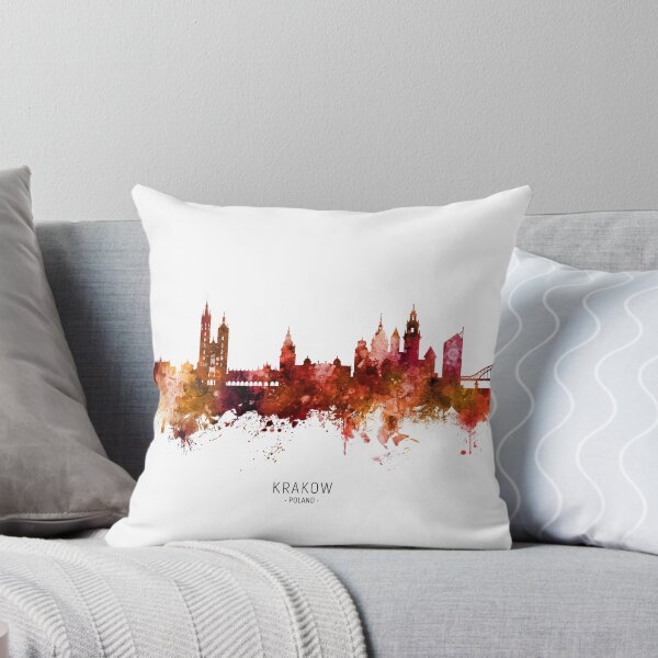 Item preview, Krakow Poland Skyline designed and sold by ArtPrints.