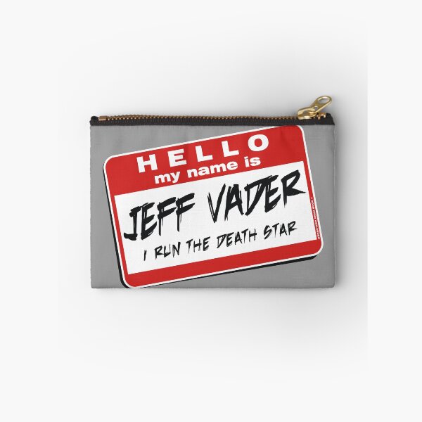 Artikelvorschau,  Mein Name ist Jeff Vader und ich leite den Todesstern.

Dieses Design ist auch in einem etwas anderen Stil auf RedBubble hier erhältlich:
http://www.redbubble.com/people/wislander/works/4248108-im-jeff-vader-t-shirt entworfen und verkauft von Wislander.