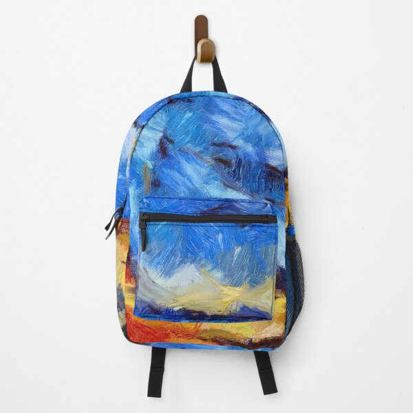 Item preview, Abstract Brush Art Painting Blue designed and sold by livianasgifts.