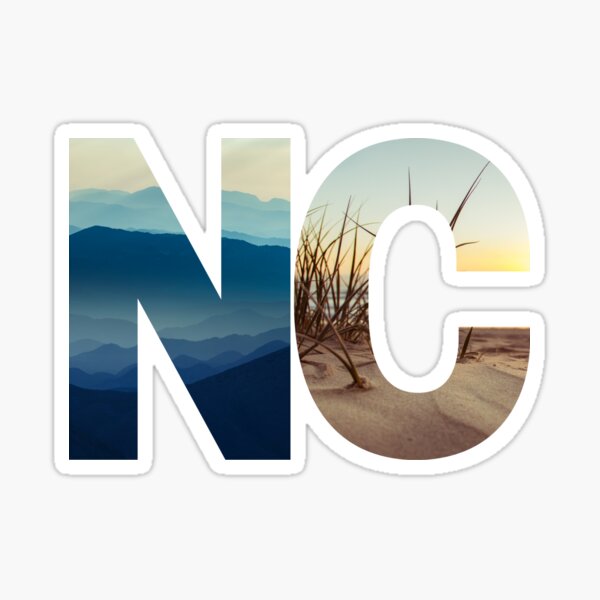 Item preview, North Carolina NC beach to mountain travel designed and sold by TheWaterBirds.
