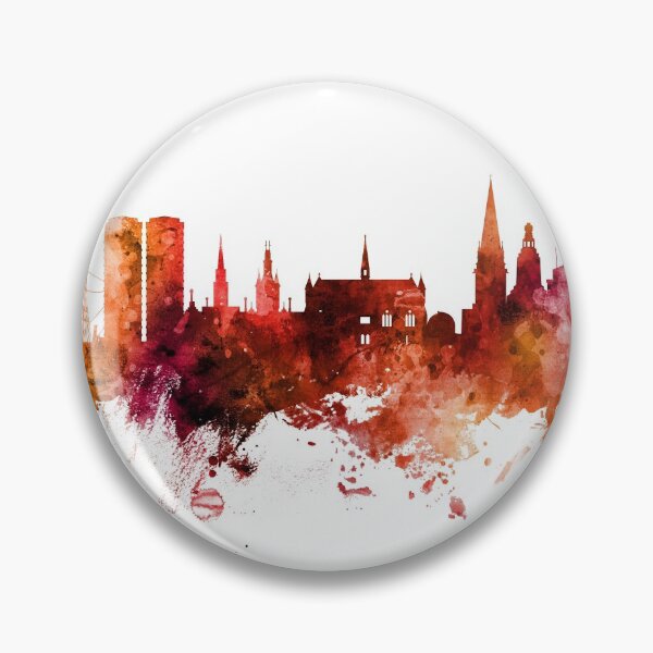 Item preview, Dundee Scotland Skyline designed and sold by ArtPrints.