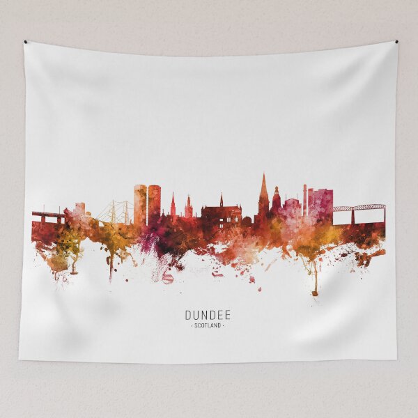 Item preview, Dundee Scotland Skyline designed and sold by ArtPrints.