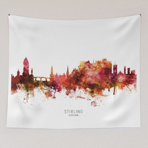 Item preview, Stirling Scotland Skyline designed and sold by ArtPrints.