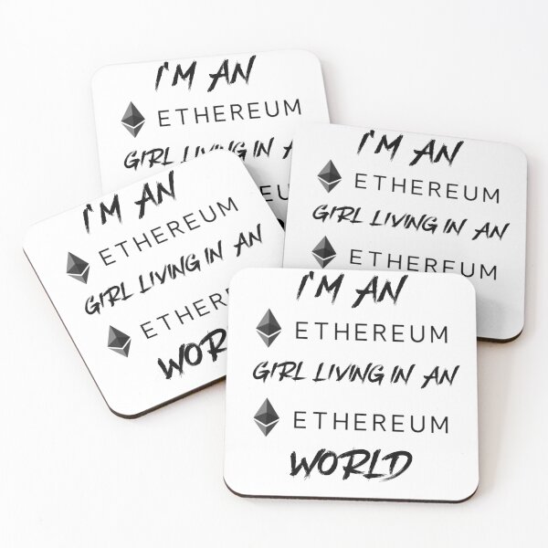 Item preview, Ethereum Girl T-Shirt designed and sold by Funny-Tees4U.