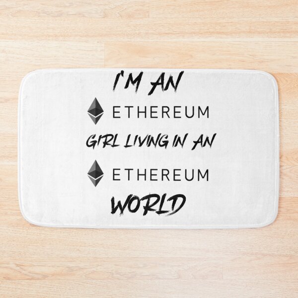 Item preview, Ethereum Girl T-Shirt designed and sold by Funny-Tees4U.